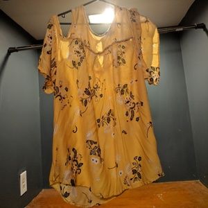 Torrid Cold Shoulder Blouse Size 3x